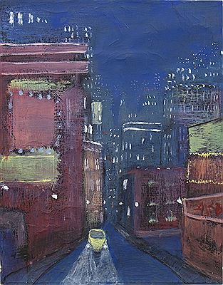 YELLOW BEETLE, BLUE NIGHT by William McDermid - Auction record, sale price, and art valuation. Compare with similar artists and explore comparable artworks.
