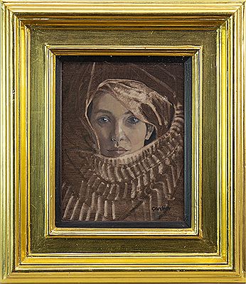 WOMAN IN A HEADSCARF