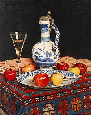 Still Life with Kasakteppich