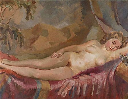 Resting Damenakt by Rudolph Urech - Auction record, sale price, and art valuation. Compare with similar artists and explore comparable artworks.