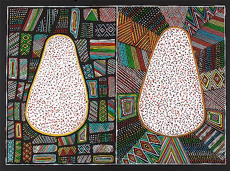 Sans titre by Diane Tipungwuti - Auction record, sale price, and art valuation. Compare with similar artists and explore comparable artworks.