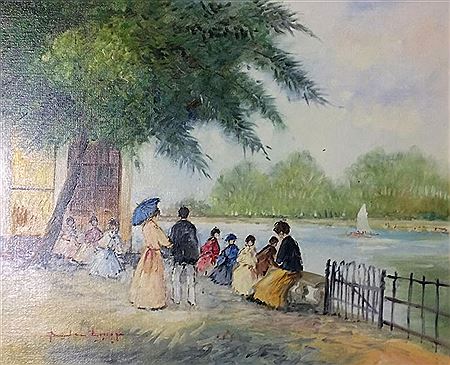 Détente au bord de l'eau