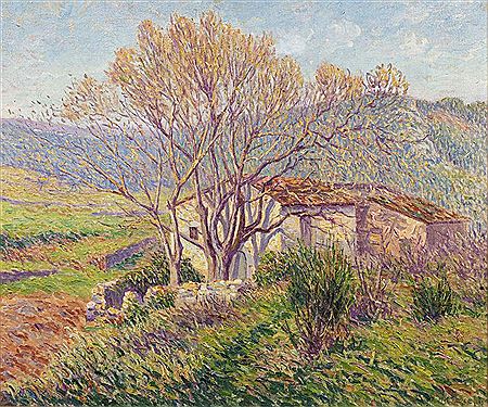 Paysage d'automne dans la Creuze
