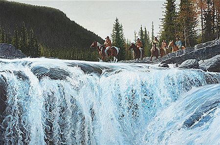 Crossing Above Elbow Falls