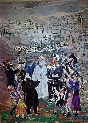 Wedding at the Western Wall, 2002 by Judith Yellin - Auction record, sale price, and art valuation. Compare with similar artists and explore comparable artworks.