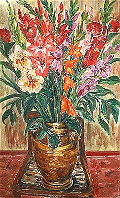 Still life by Motia Morhange - Auction record, sale price, and art valuation. Compare with similar artists and explore comparable artworks.