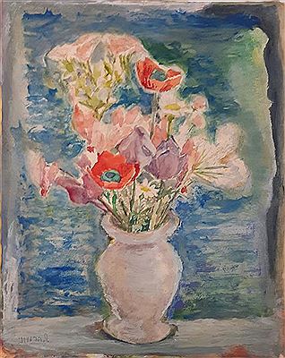 Anemones in a vase