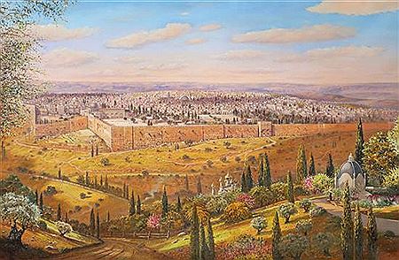 View from The Mount of Olives, 2014 by Alex Levin - Auction record, sale price, and art valuation. Compare with similar artists and explore comparable artworks.