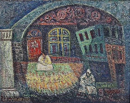 Sample artwork by Isaac Amitai (1907 - 1984), known for paintings - View similar artists and auction records
