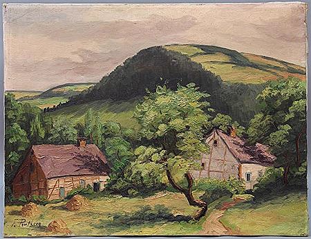 Old cottages - Hiva. by Fernand Ponthier - Auction record, sale price, and art valuation. Compare with similar artists and explore comparable artworks.