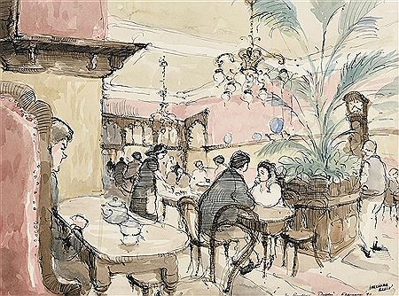 In Bewley's Dublin, February '90 by Jonathan Addis - Auction record, sale price, and art valuation. Compare with similar artists and explore comparable artworks.