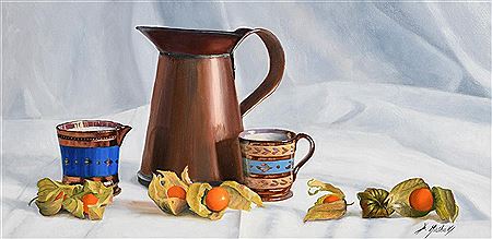 Still Life - Copper Lustre by Diana Marshall - Auction record, sale price, and art valuation. Compare with similar artists and explore comparable artworks.