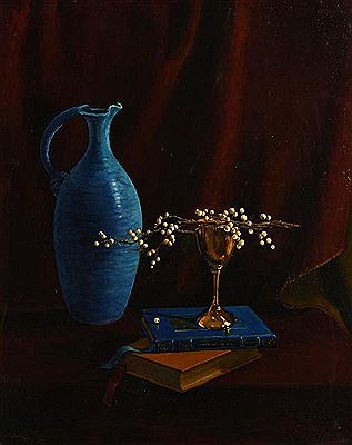 Still Life with Goblet by Colette Mills - Auction record, sale price, and art valuation. Compare with similar artists and explore comparable artworks.