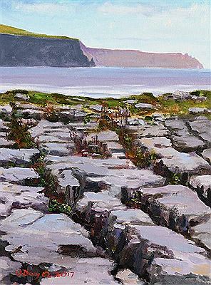 Limestone Bedrock, Burren, Near Doolin (2017)