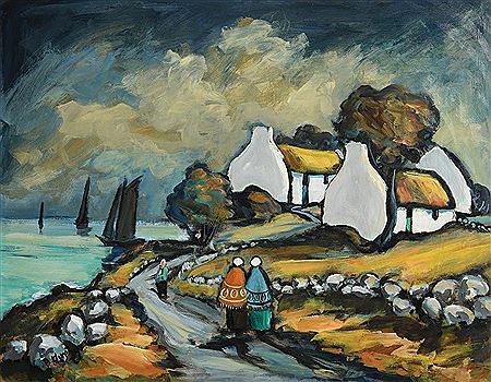 Westport Village (2006) by Pat Murphy - Auction record, sale price, and art valuation. Compare with similar artists and explore comparable artworks.