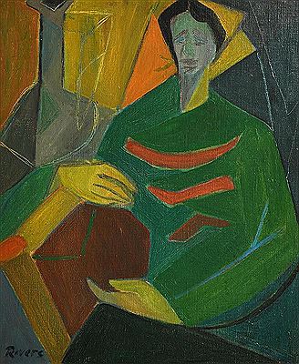 Bearded Man Holding a Portfolio