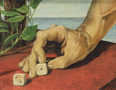 Hand with dice by Fernando Palicio - Auction record, sale price, and art valuation. Compare with similar artists and explore comparable artworks.