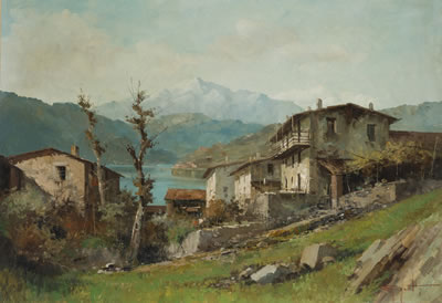 Italian lakeside village