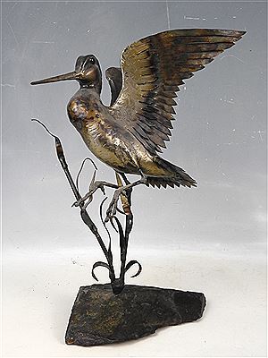 Snipe in flight