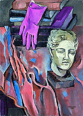 "Hommage à De Chirico II mit Hygieia" by Richild Holz von Holtzbrinck - Auction record, sale price, and art valuation. Compare with similar artists and explore comparable artworks.