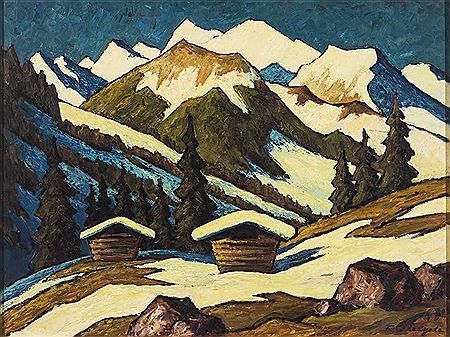 Sample artwork by Franz Gingele (1898 - 1968), known for landscape painting - View similar artists and auction records