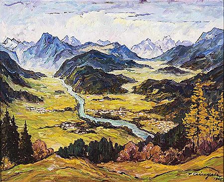 Inntal im Herbst by Franz Gingele - Auction record, sale price, and art valuation. Compare with similar artists and explore comparable artworks.