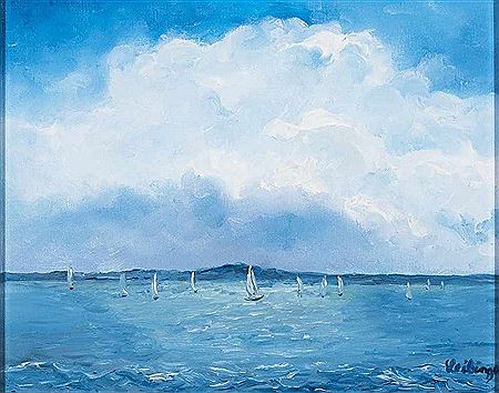 Segelregatta auf dem Bodensee