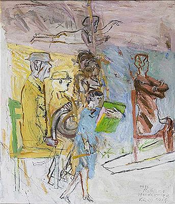 Sample artwork by Romane Holderried-Kaesdorf (1922 - 2007), known for painting - View similar artists and auction records