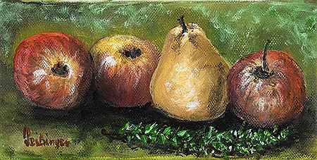 Stilleben mit Äpfeln und Birne by Karina Leibinger - Auction record, sale price, and art valuation. Compare with similar artists and explore comparable artworks.