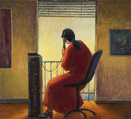 Sample artwork by Honest Schempp (Born 1932), known for painting - View similar artists and auction records