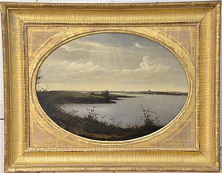 "A View of Boston Harbor from the South" by Gideon Bradbury - Auction record, sale price, and art valuation. Compare with similar artists and explore comparable artworks.