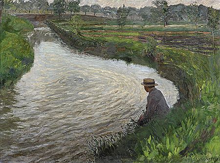 At riverbank by Carlos Grethe - Auction record, sale price, and art valuation. Compare with similar artists and explore comparable artworks.