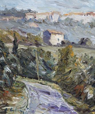 Southern montain landscape by Jurgen Leippert - Auction record, sale price, and art valuation. Compare with similar artists and explore comparable artworks.