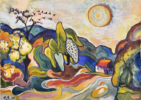 Sample artwork by Gustav Schleicher (1887 - 1973), known for painting - View similar artists and auction records