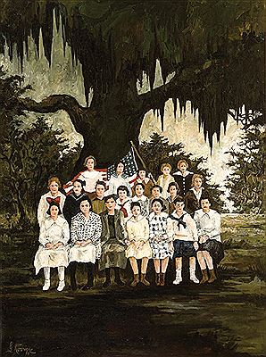 "The Class of Marie Courregé", 1971