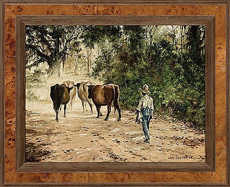 "Herding Cows", 1968