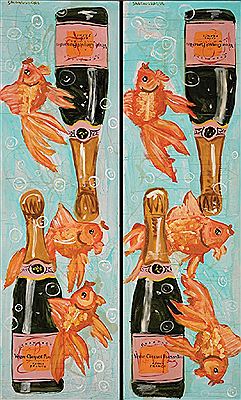 Sample artwork by Ashley (Sarah Ashley) Longshore (Born 1975), known for pop art painting, installations, performance art, gallery owner - View similar artists and auction records