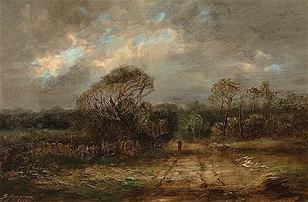 "Country Road with Figure", 1902