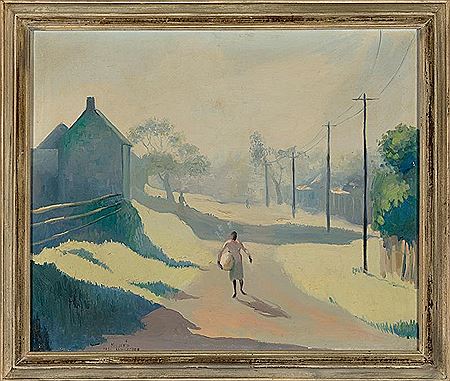 "Long Shadows on a Hazy Day", 1936