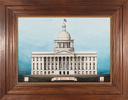 Sample artwork by Jim Blanchard (Born 1955), known for architectural watercolors of historic southern buildings, ink drawings - View similar artists and auction records