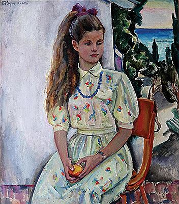 "Young Girl near the Window"