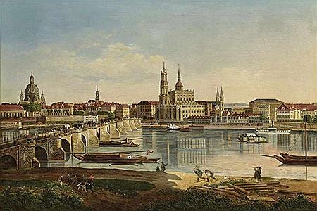 View of Dresden from the Right Bank of the Elbe by Karl Gottfried Traugott Faber - Auction record, sale price, and art valuation. Compare with similar artists and explore comparable artworks.
