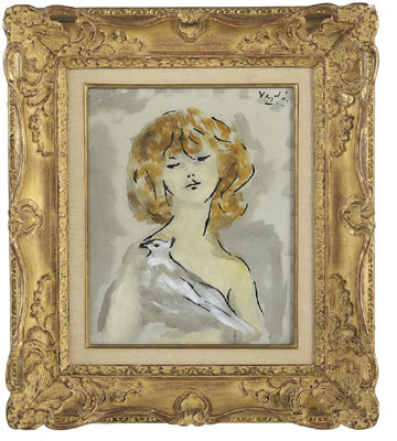 "Tete Ronde" by Marcel Vertes - Auction record, sale price, and art valuation. Compare with similar artists and explore comparable artworks.