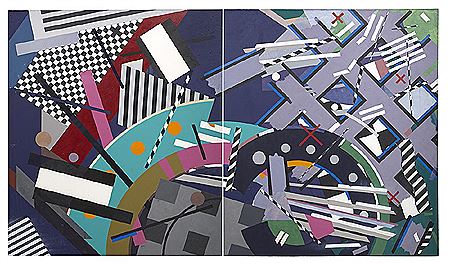 San Romano, Illegal Action, diptych