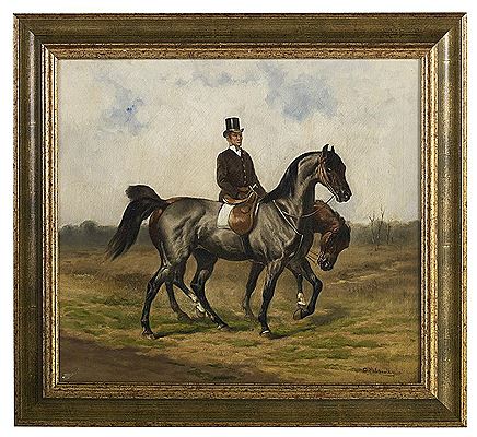 "Gentleman Riding a Horse"