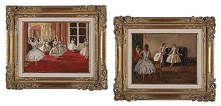 "Les Danseuses" and "Le Foyer des Danseuses"