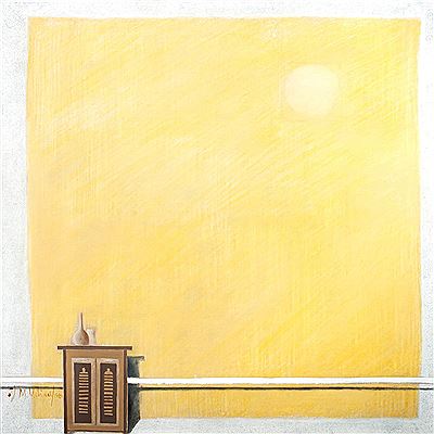 Objeto en cuadrado amarillo 1989