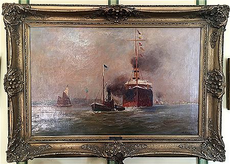 Marinemater, Dusseldorf by Alexander Essfeld - Auction record, sale price, and art valuation. Compare with similar artists and explore comparable artworks.