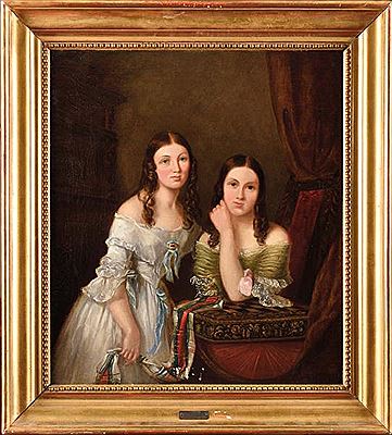 Les deux soeurs à l'ouvrage