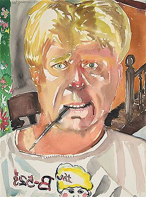 "Portrait in Brittany."